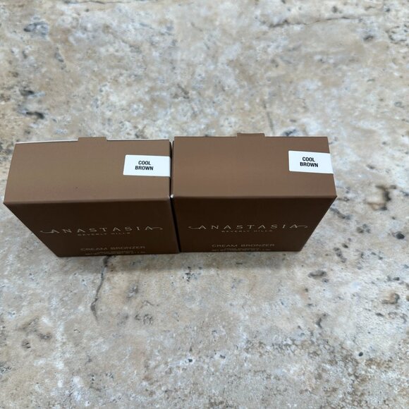 2X Anastasia Beverly Hills Cream Bronzer Cool Brown 30g / 1 Oz. NIB Sealed - Picture 4 of 10